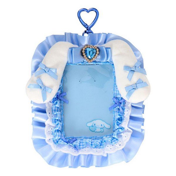 Sanrio Original Face-shaped Pass Case & Pouch - Cinnamoroll