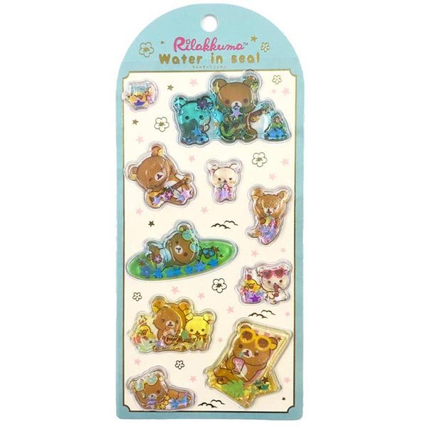 Rilakkuma Puffy Aurora Stickers