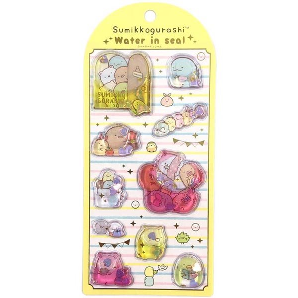 Sumikko Gurashi "Water-in" Stickers – 3D Puffy Stickers yellow