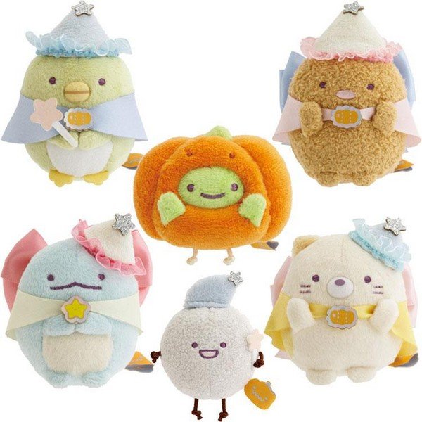 Sumikko Gurashi : Magical Halloween beanie Plush (SS) Set
