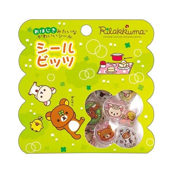 Rilakkuma : Nostalgic Honey & Smile Air-in Mascot Sticker