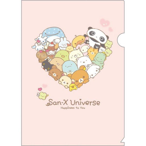 San-X Universe Heart A A4 Clear Holder