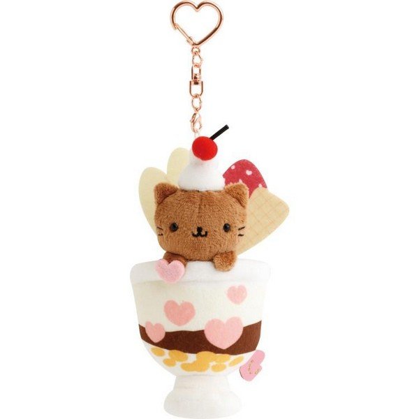 Sanrio Mascot Holder - Hello Kitty : Leopard Toffee Brown