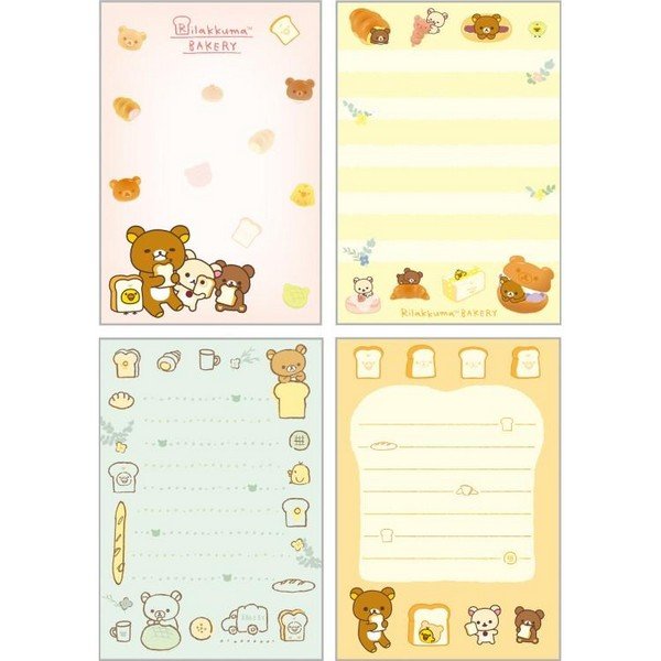 Rilakkuma : Bakery Flip-Up Memo Pad