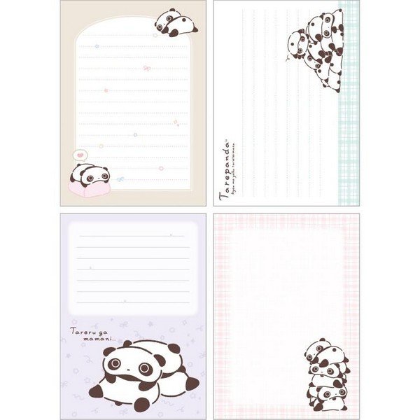 Tarepanda Memo Pad set – "Everyday Tarepanda"