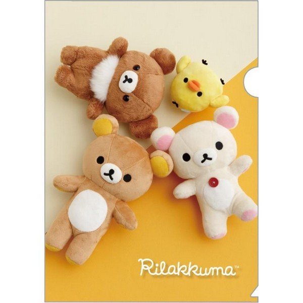 Rilakkuma "Chara-Mix" Plushie-Photo Series Clear Holder