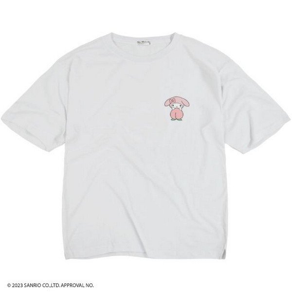 My Melody Oversized Short-Sleeve T-Shirt with Fruit Back Print