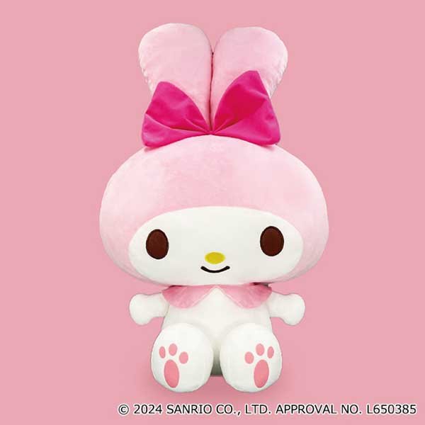 Kuromi rose fur soft toy 