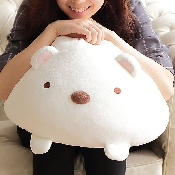 Sumikko Gurashi Mochi shirokuma bear cushion