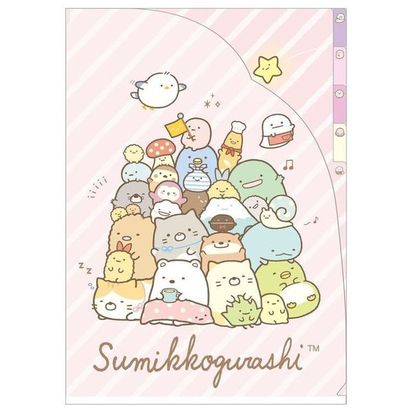 Sumikko Pink family divider folder