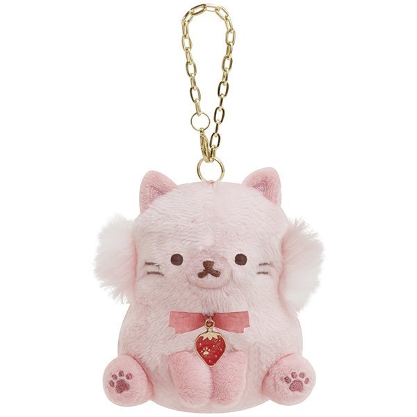 Korilakkuma cat series pink kitty keychain