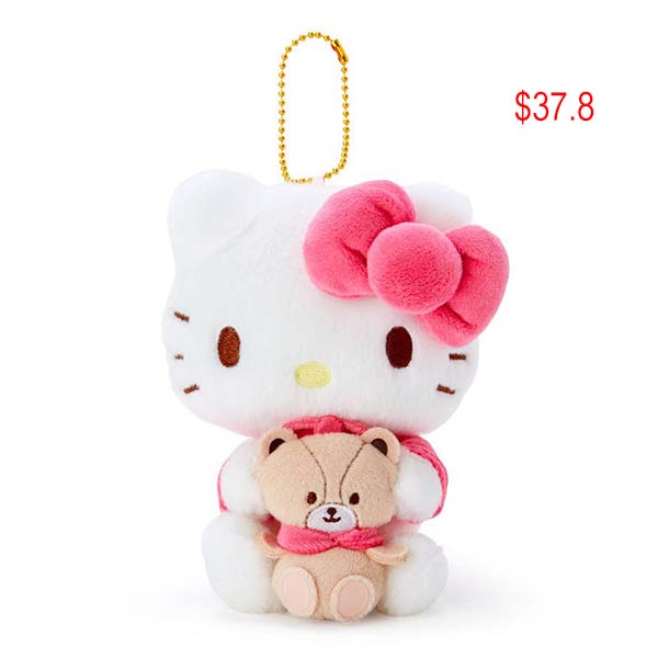 hello kitty plush keychain