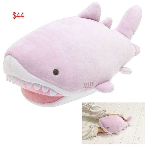 Jinbei san Minna de Umiusagi gokko Shark warmer soft toy mochi 