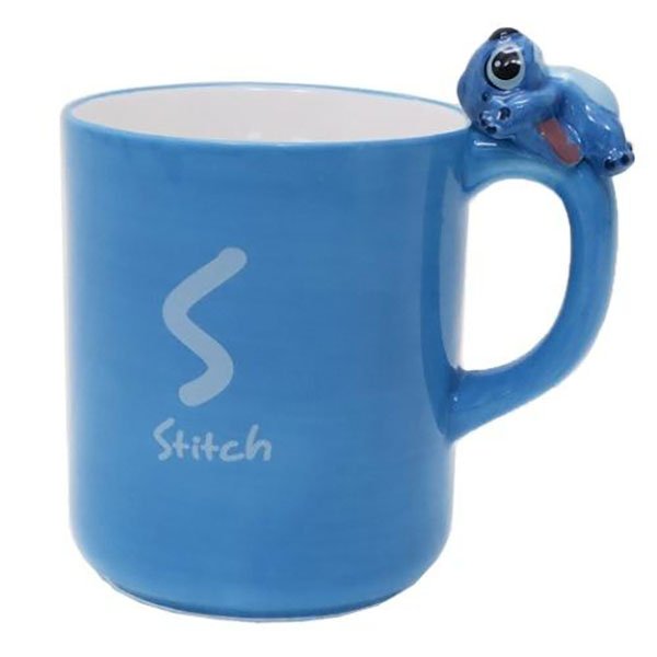 Stitch mug with small figurine
